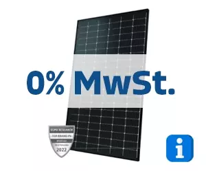 Information 0 % MwSt. für PV-Anlagen ab 01.01.2023